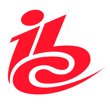 Красный лого IBC 2017 на белом фоне