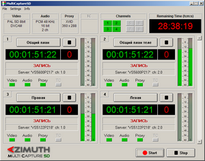 Система многоканальной видеозаписи MultiCapture
