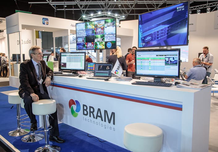 Фото с выставки IBC 2018 BRAM Technologies
